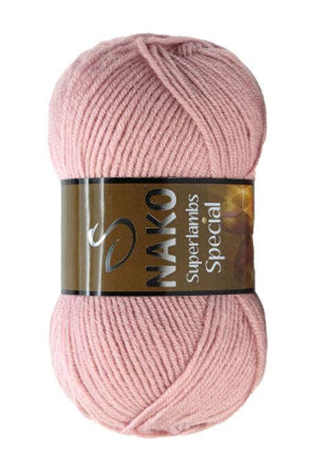 Nako Yarn - NAKO SUPERLAMBS SPECIAL KNİTTİNG YARN 10275 Pinkish Powder