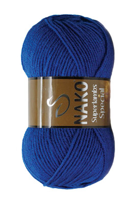 Nako Yarn - NAKO SUPERLAMBS SPECIAL KNİTTİNG YARN 1599 Royal Blue