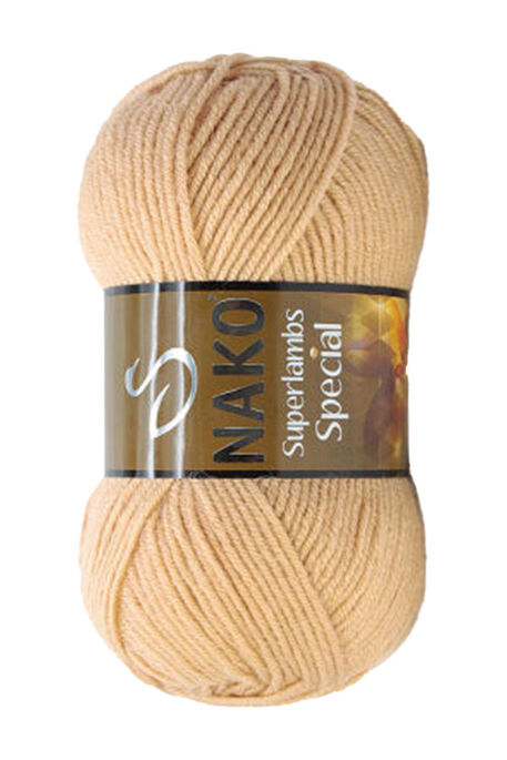 Nako Yarn - NAKO SUPERLAMBS SPECIAL KNİTTİNG YARN 1670 Chickpea