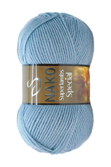 Nako Yarn - NAKO SUPERLAMBS SPECIAL KNİTTİNG YARN 1986 Blue Jean