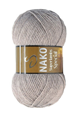 Nako Yarn - NAKO SUPERLAMBS SPECIAL KNİTTİNG YARN 23131 Milky Coffee Melange