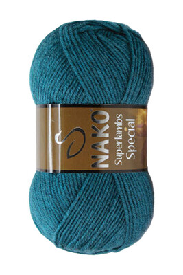 Nako Yarn - NAKO SUPERLAMBS SPECIAL KNİTTİNG YARN 23463 Golden Horn Petrol