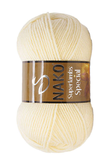 Nako Yarn - NAKO SUPERLAMBS SPECIAL KNİTTİNG YARN 256 Cream