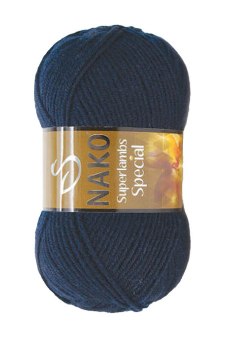 Nako Yarn - NAKO SUPERLAMBS SPECIAL KNİTTİNG YARN 3088 Navy Blue