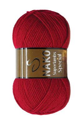 Nako Yarn - NAKO SUPERLAMBS SPECIAL KNİTTİNG YARN 4426 Ember Red