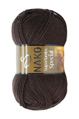 Nako Yarn - NAKO SUPERLAMBS SPECIAL KNİTTİNG YARN 4987 Bitter Chocolate