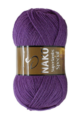 Nako Yarn - NAKO SUPERLAMBS SPECIAL KNİTTİNG YARN 6965 Sparkling Grape