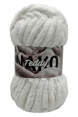 Nako Yarn - NAKO TEDDY KNİTTİNG YARN 208 White