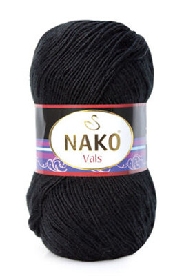 Nako Yarn - NAKO VALS KNİTTİNG YARN 217 Black