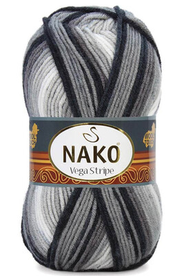 Nako Yarn - NAKO VEGA STRİPE YARN 82424