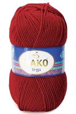 Nako Yarn - NAKO VEGA YARN 10040 Dark Red