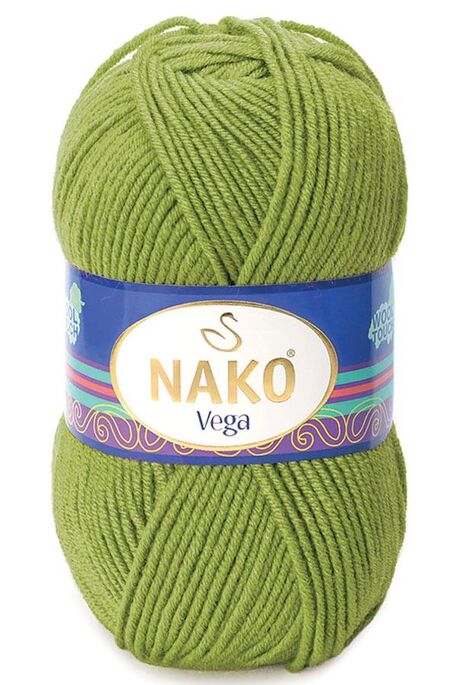 Nako Yarn - NAKO VEGA YARN 10268 Leaf Green