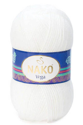 Nako Yarn - NAKO VEGA YARN 208 White