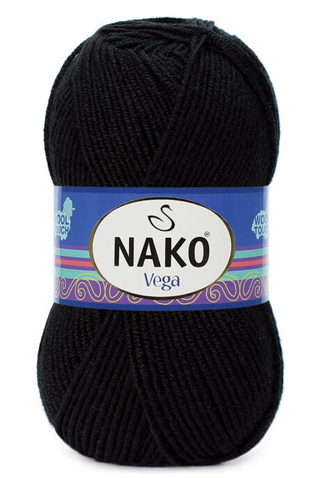 Nako Yarn - NAKO VEGA YARN 217 Black