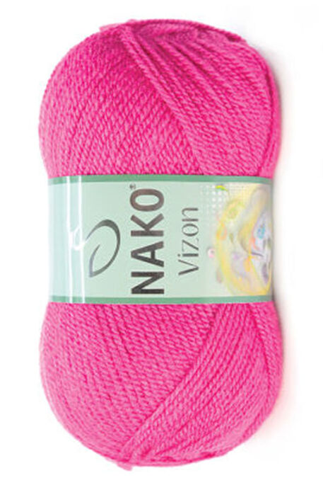 Nako Yarn - NAKO VİZON KNİTTİNG YARN 10121 Orchid Pink