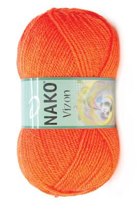 Nako Yarn - NAKO VİZON KNİTTİNG YARN 11255 Orange