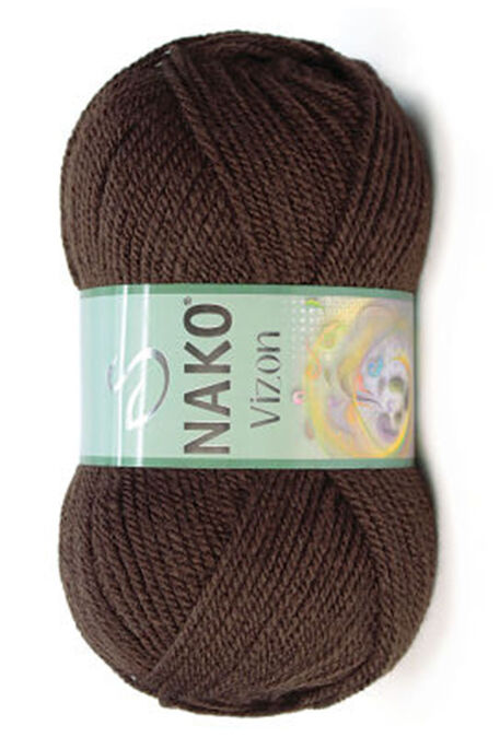 Nako Yarn - NAKO VİZON KNİTTİNG YARN 1182 Brown