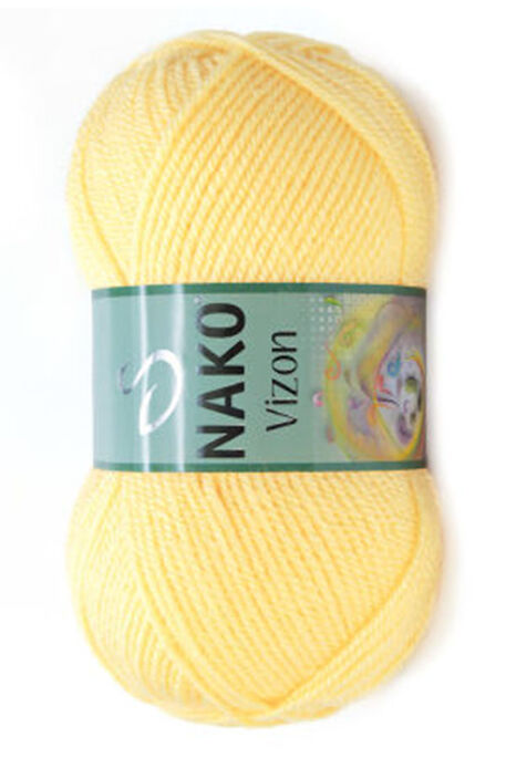 Nako Yarn - NAKO VİZON KNİTTİNG YARN 215 Straw