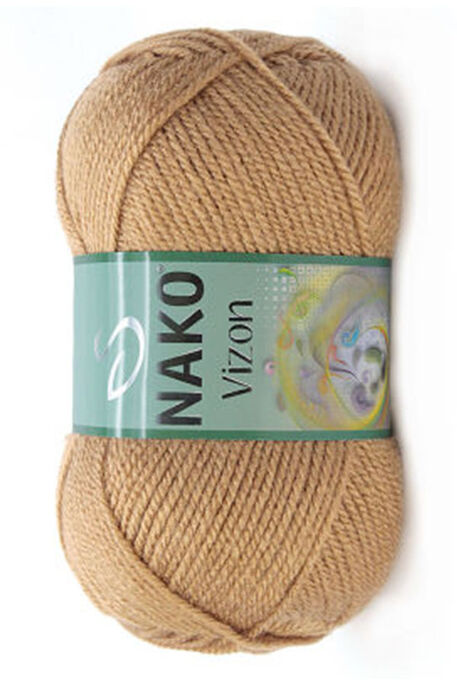 Nako Yarn - NAKO VİZON KNİTTİNG YARN 221 Caramel