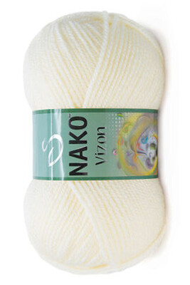 Nako Yarn - NAKO VİZON KNİTTİNG YARN 23403 Ancient Lace