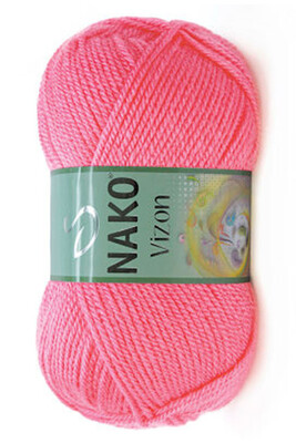 Nako Yarn - NAKO VİZON KNİTTİNG YARN 236 Rose Pink