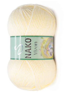 Nako Yarn - NAKO VİZON KNİTTİNG YARN 256 Cream