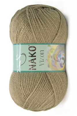 Nako Yarn - NAKO VİZON KNİTTİNG YARN 257 Latte