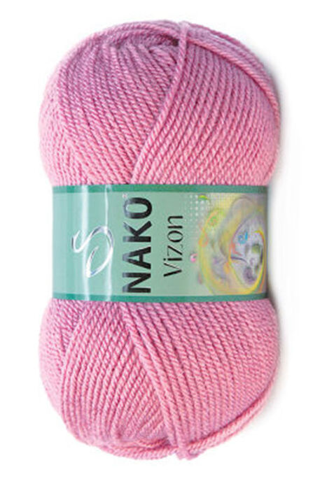 Nako Yarn - NAKO VİZON KNİTTİNG YARN 275 Dried Rose