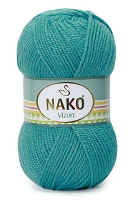 Nako Yarn - NAKO VİZON KNİTTİNG YARN 5498 Tropical Sea