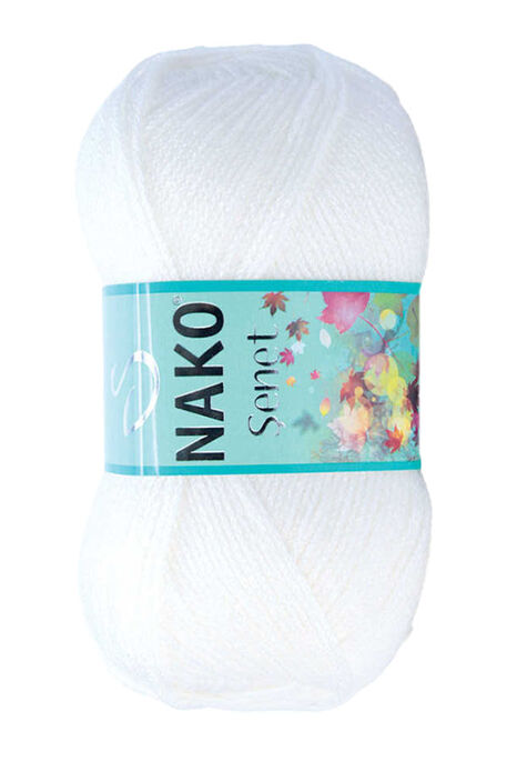 Nako Yarn - NAKO ŞENET 208 White