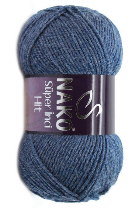 Nako Yarn - NAKO SÜPER İNCİ HİT 4731 Indigo Mix