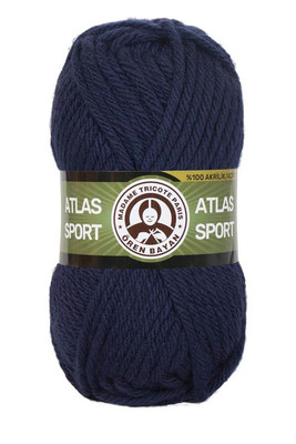 Örenbayan yarn - ÖREN BAYAN ATLAS SPORT YARN 019 Navy Blue