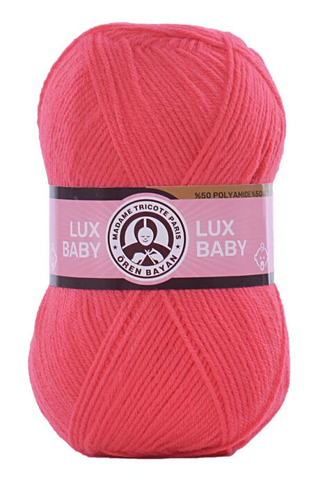 Örenbayan yarn - ÖREN BAYAN LÜKS BABY 002 Koyu Mercan