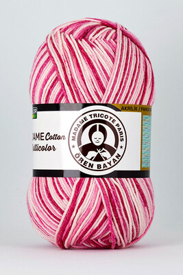 Örenbayan yarn - ÖREN BAYAN MADAME COTTON MULTİ COLOR YARN 443