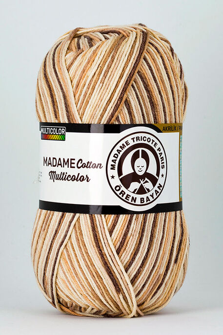 Örenbayan yarn - ÖREN BAYAN MADAME COTTON MULTİ COLOR YARN 449