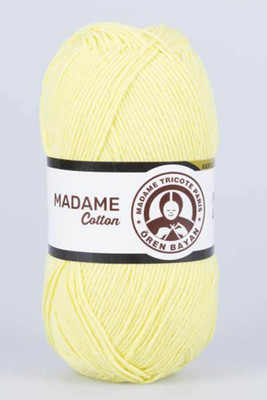 Örenbayan yarn - ÖREN BAYAN MADAME COTTON YARN 006 Yellow