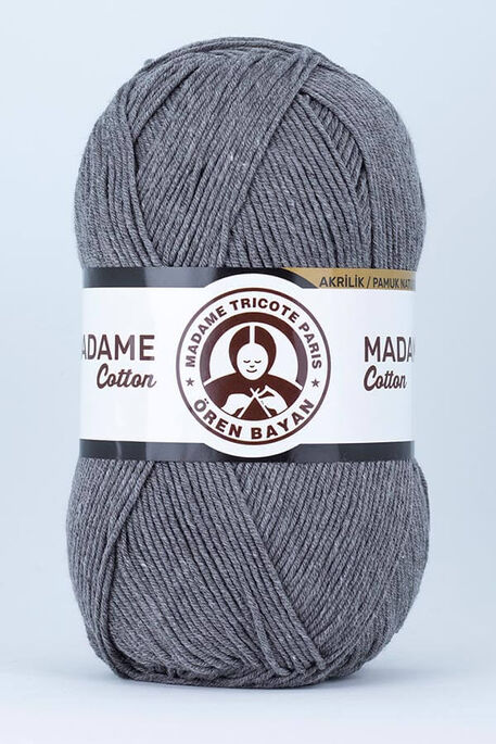 Örenbayan yarn - ÖREN BAYAN MADAME COTTON YARN 051 Grey