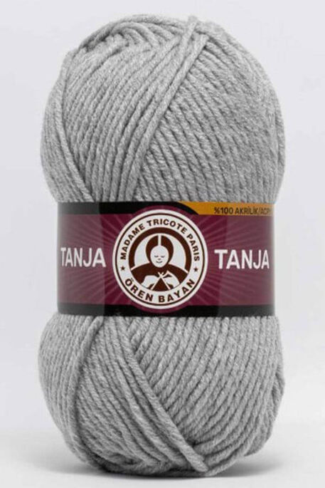 Örenbayan yarn - ÖREN BAYAN TANJA KNİTTİNG YARN 007 Light Grey