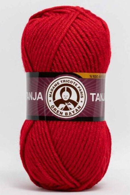 Örenbayan yarn - ÖREN BAYAN TANJA KNİTTİNG YARN 033 Dark Red