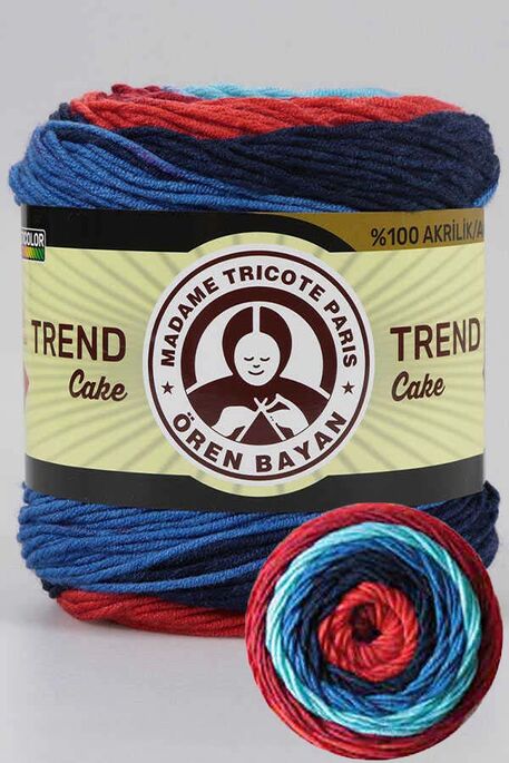 Örenbayan yarn - ÖREN BAYAN TREND CAKE YARN 622