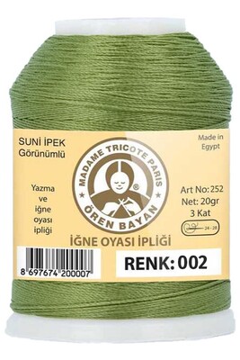 Örenbayan yarn - ÖREN BAYAN ARTIFICIAL SILK LACE YARN 20 GR 0002