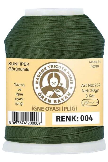 Örenbayan yarn - ÖREN BAYAN ARTIFICIAL SILK LACE YARN 20 GR 0004