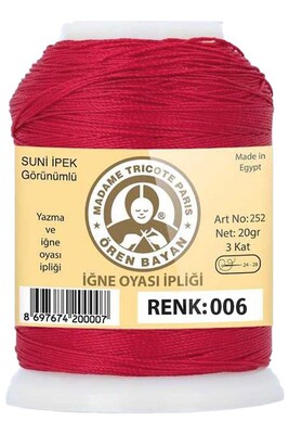 Örenbayan yarn - ÖREN BAYAN ARTIFICIAL SILK LACE YARN 20 GR 0006