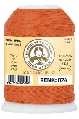 Örenbayan yarn - ÖREN BAYAN ARTIFICIAL SILK LACE YARN 20 GR 0024