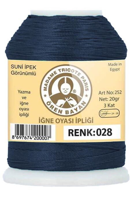 Örenbayan yarn - ÖREN BAYAN ARTIFICIAL SILK LACE YARN 20 GR 0028