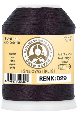 Örenbayan yarn - ÖREN BAYAN ARTIFICIAL SILK LACE YARN 20 GR 0029