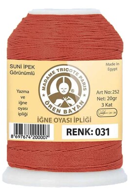 Örenbayan yarn - ÖREN BAYAN ARTIFICIAL SILK LACE YARN 20 GR 0031