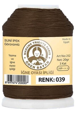 Örenbayan yarn - ÖREN BAYAN ARTIFICIAL SILK LACE YARN 20 GR 0039