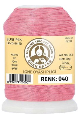 Örenbayan yarn - ÖREN BAYAN ARTIFICIAL SILK LACE YARN 20 GR 0040