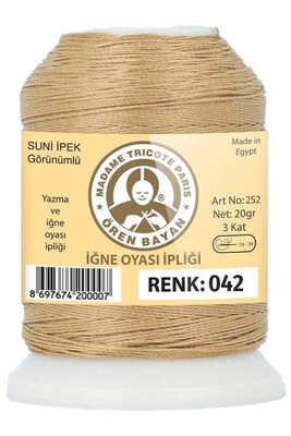 Örenbayan yarn - ÖREN BAYAN ARTIFICIAL SILK LACE YARN 20 GR 0042